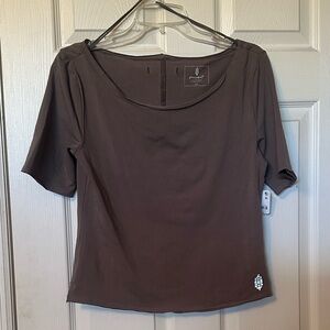 FP Movement by Free People Brown Short Sleeve Tee